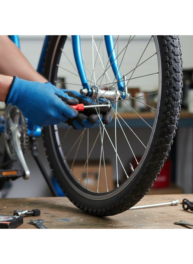 أداة إزالة قلب صمام الإطار بعمود من الفولاذ المقاوم للصدأ وطرف شريدر متشعب - أداة شديدة التحمل لإزالة وتركيب قلب صمام الإطار - مقبض مريح مانع للانزلاق لإصلاح وصيانة إطارات السيارات والدراجات النارية والشاحنات والدراجات الهوائية بدون أنابيب - Image 4